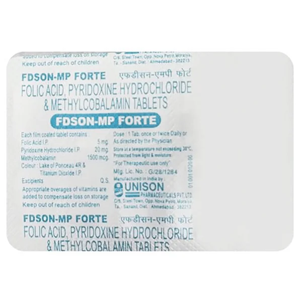 Fdson-MP Forte Tablet 10's, Pack of 10 TabletS