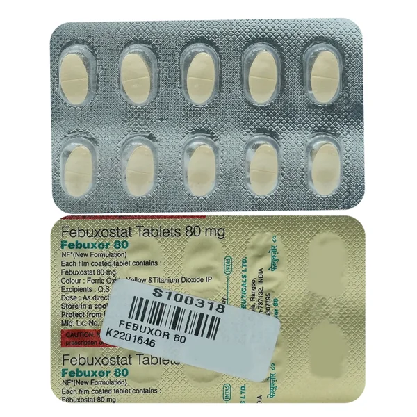 Febuxor 80 Tablet 10's