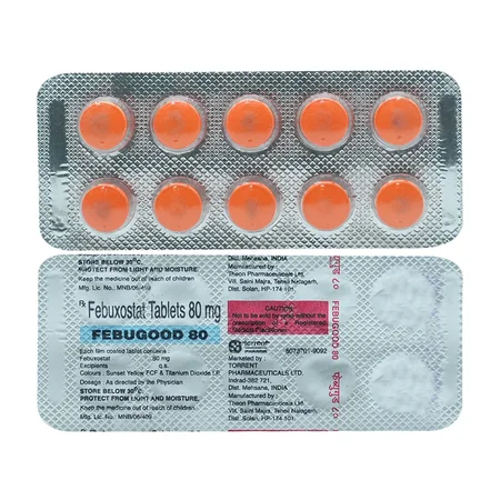 Febugood 80 mg Tablet 10's