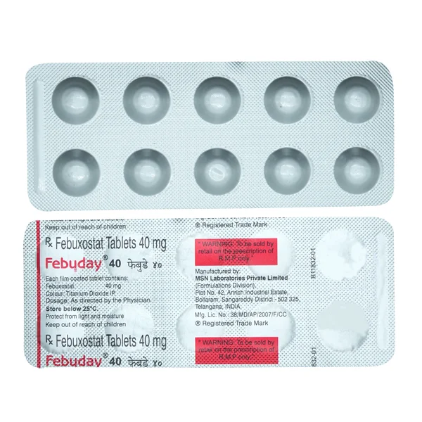 Febuday 40 Tablet 10's