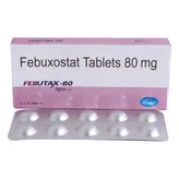 Febutax 80 mg Tablet 10's, Pack of 10 TabletS
