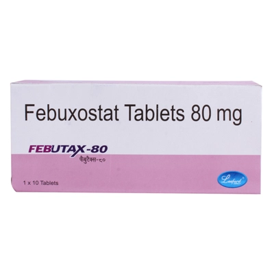 Febutax 80 mg Tablet 10's, Pack of 10 TabletS