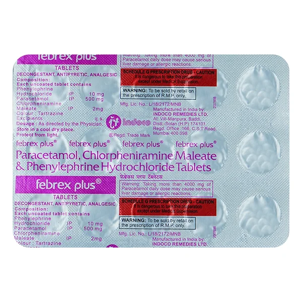 Febrex Plus Tablet 15's, Pack of 15