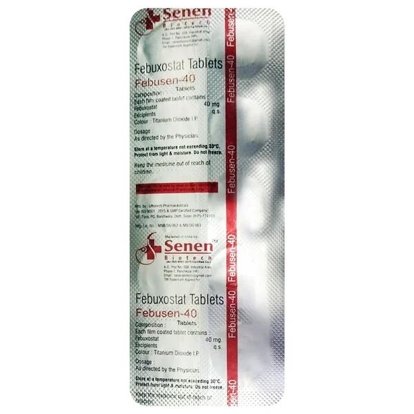 Febusen-40 Tablet 10's