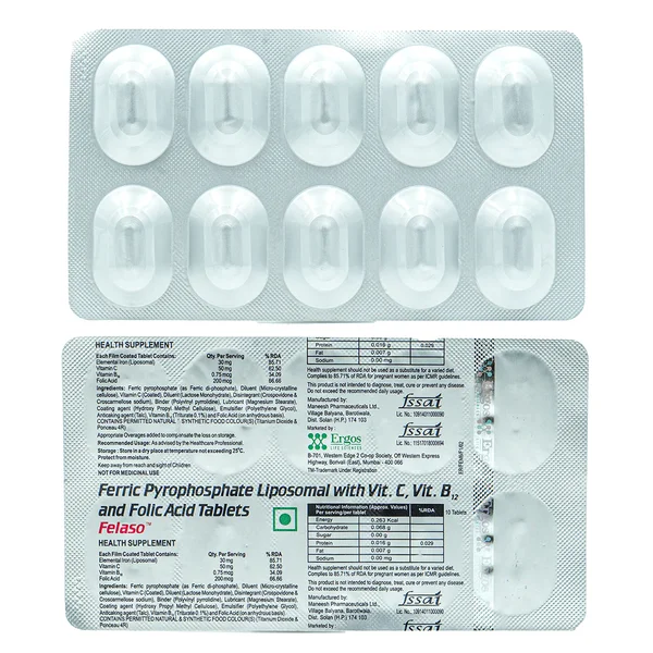 Felaso Tablet 10's, Pack of 10 TABLETS