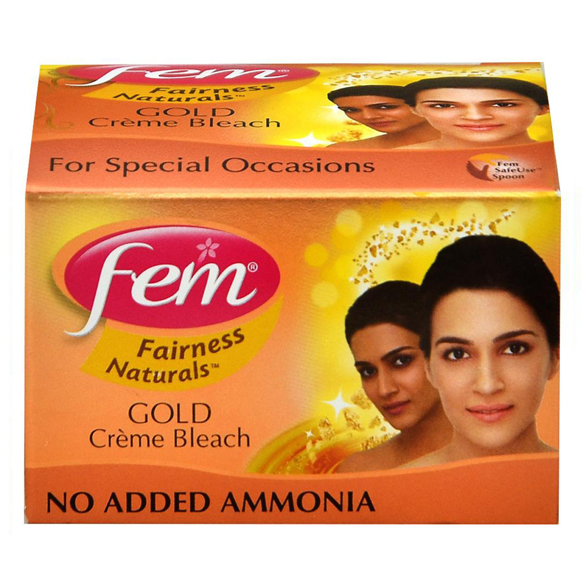 Fem Gold Fairness Bleach 24 Gm | Instant Glow | For Speacial Occasion, Pack of 1 Fem Gold Fairness Bleach 24 Gm | Instant Glow | For Speacial Occasion, Pack of 1