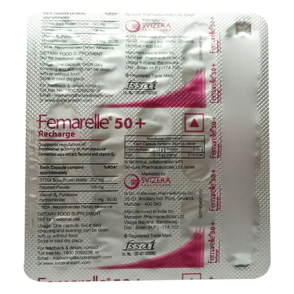 Femarelle 50 Plus Recharge Capsule 15's