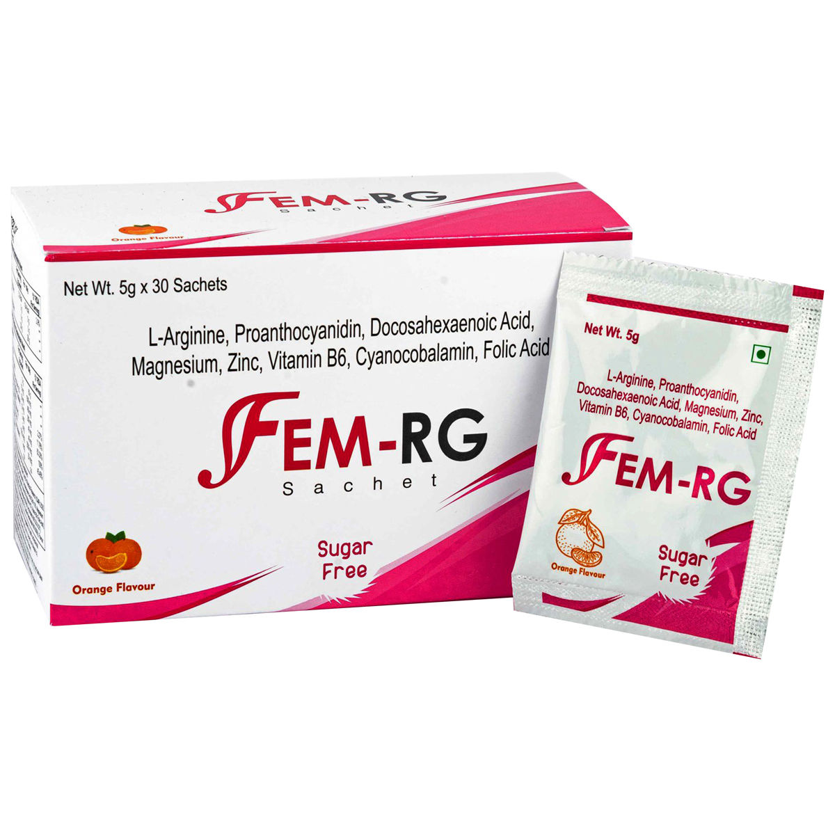 FemRG Sugar Free Orange Sachet 5 gm Uses, Side Effects, Price