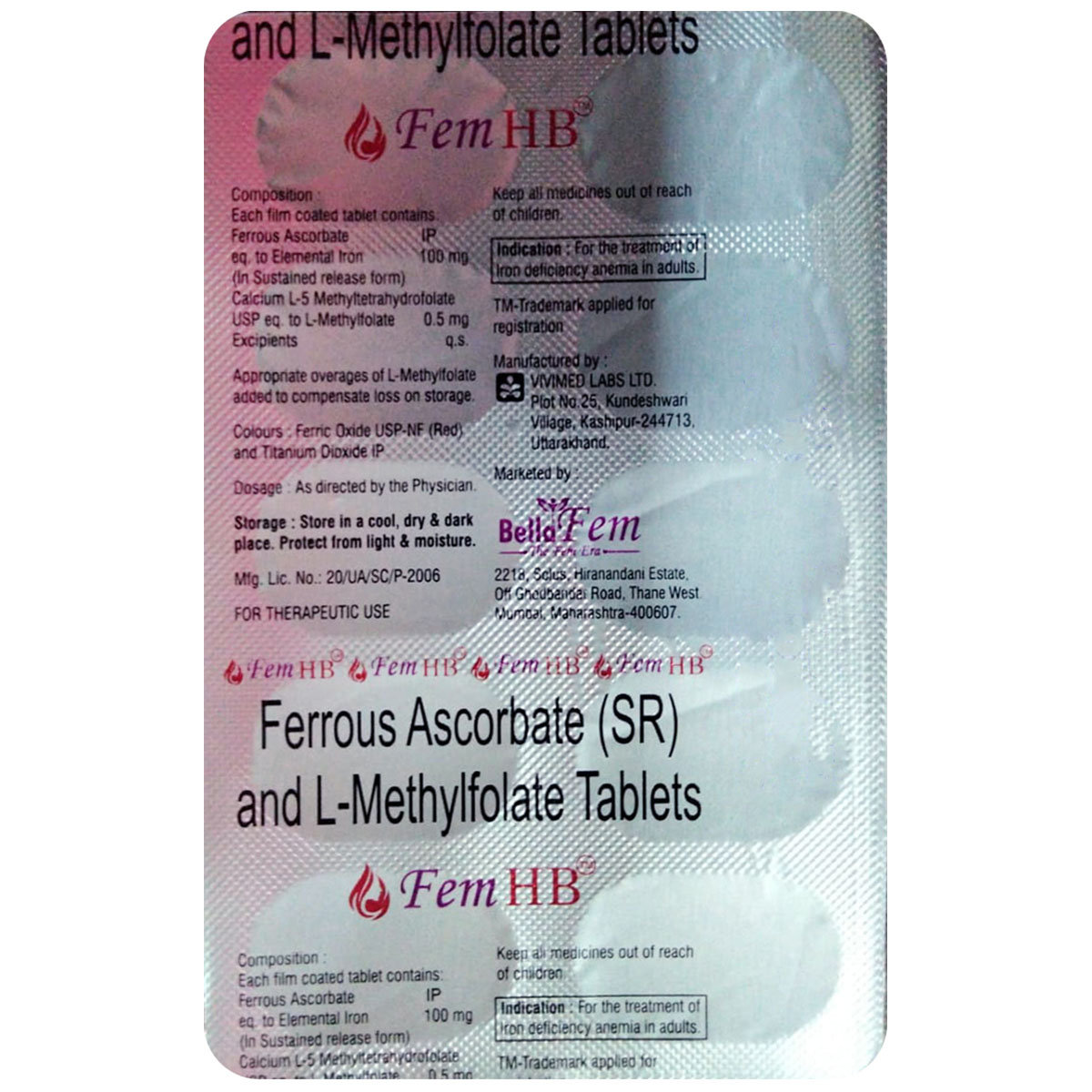 Femhb Tablet 10's, Pack of 10 TabletS Femhb Tablet 10's, Pack of 10 TabletS
