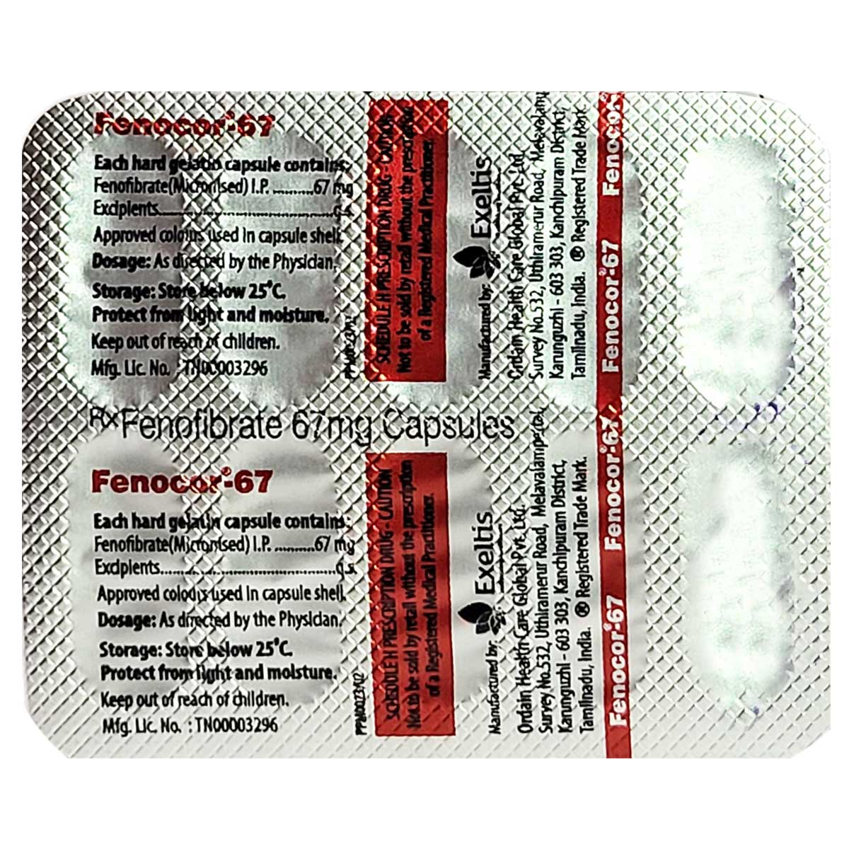 Fenocor-67 Capsule 10's, Pack of 10 CAPSULES Fenocor-67 Capsule 10's, Pack of 10 CAPSULES