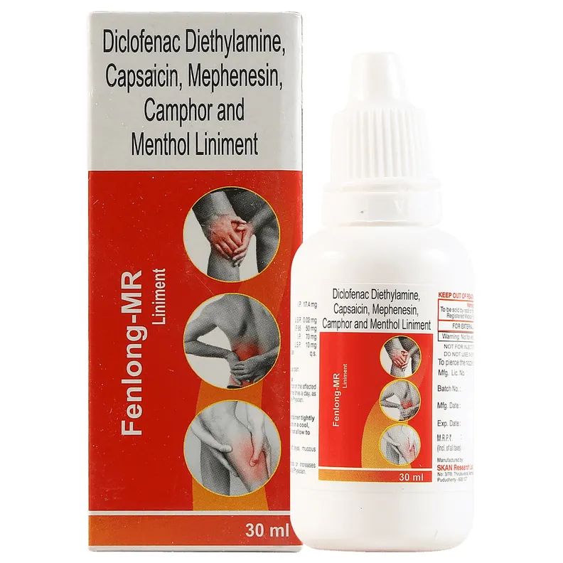 Fenlong Buy Fenlong-MR Liniment online | Uses, Side Effects, Price and ...