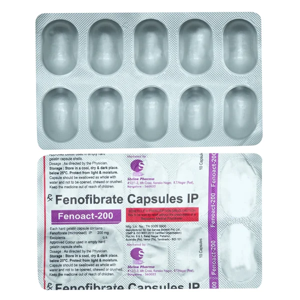 Fenoact-200 Capsule 10's