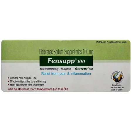 Fensupp 100 Suppository 7's