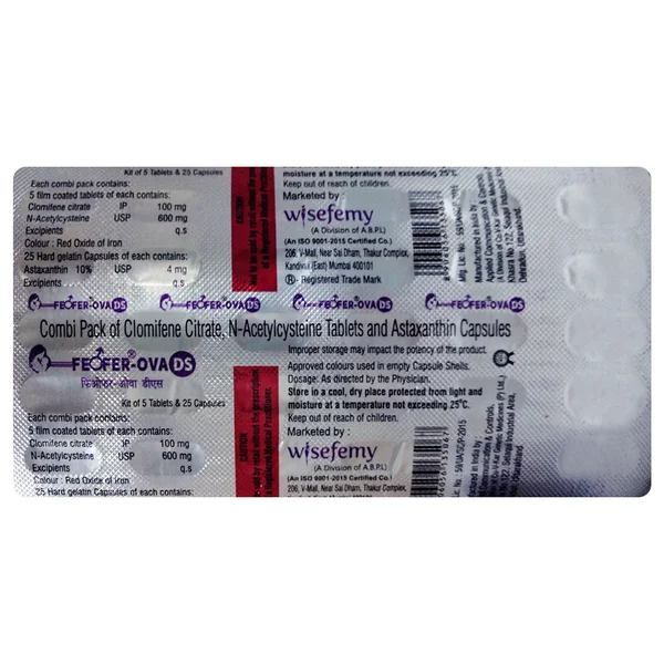 Feofer-Ova (Tablet 5's+Capsule 25's) Kit