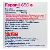Fepanil-650 Tablet 15's, Pack of 15 TabletS