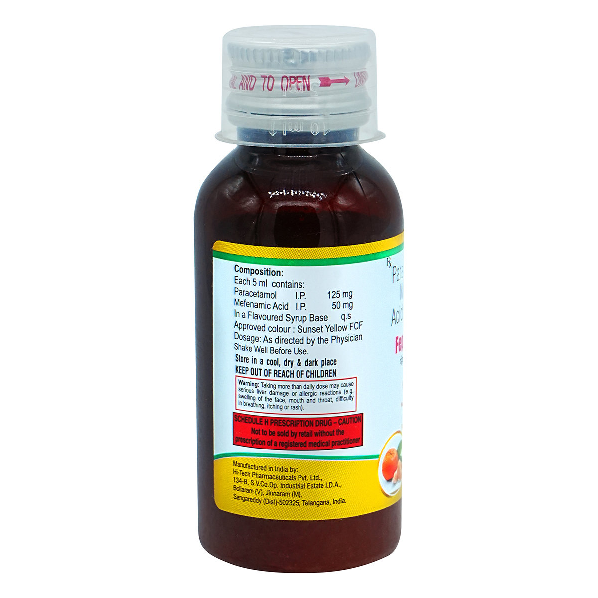 Fepanil-Mef Orange Flavour Suspension 60 ml, Pack of 1 Oral Suspension Fepanil-Mef Orange Flavour Suspension 60 ml, Pack of 1 Oral Suspension
