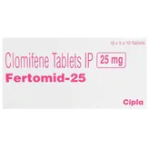 Fertomid-25 Tablet 10's, Pack of 10 TABLETS