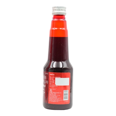 Fercee Red Syrup 225 ml, Pack of 1 LIQUID