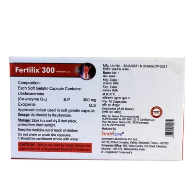 Fertilix 300 Softgel Capsule 10's, Pack of 10 SoftgelS