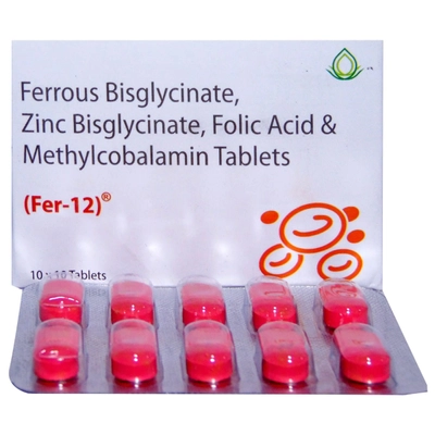 Fer-12 Tablet 10's, Pack of 10 TabletS