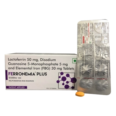 Ferronemia Plus Tablet 10's, Pack of 10 TABLETS