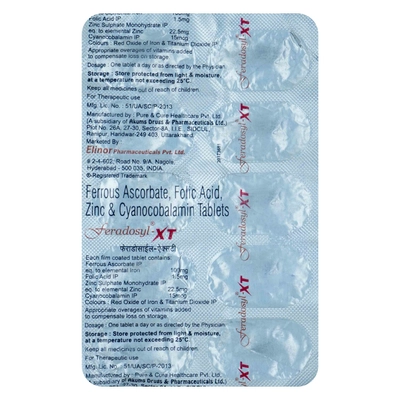 Feradosyl-XT Tablet 10's, Pack of 10 TABLETS