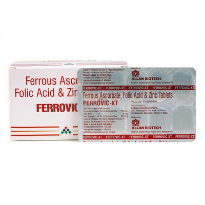 Ferrovic-XT Tablet 10's, Pack of 10 TABLETS