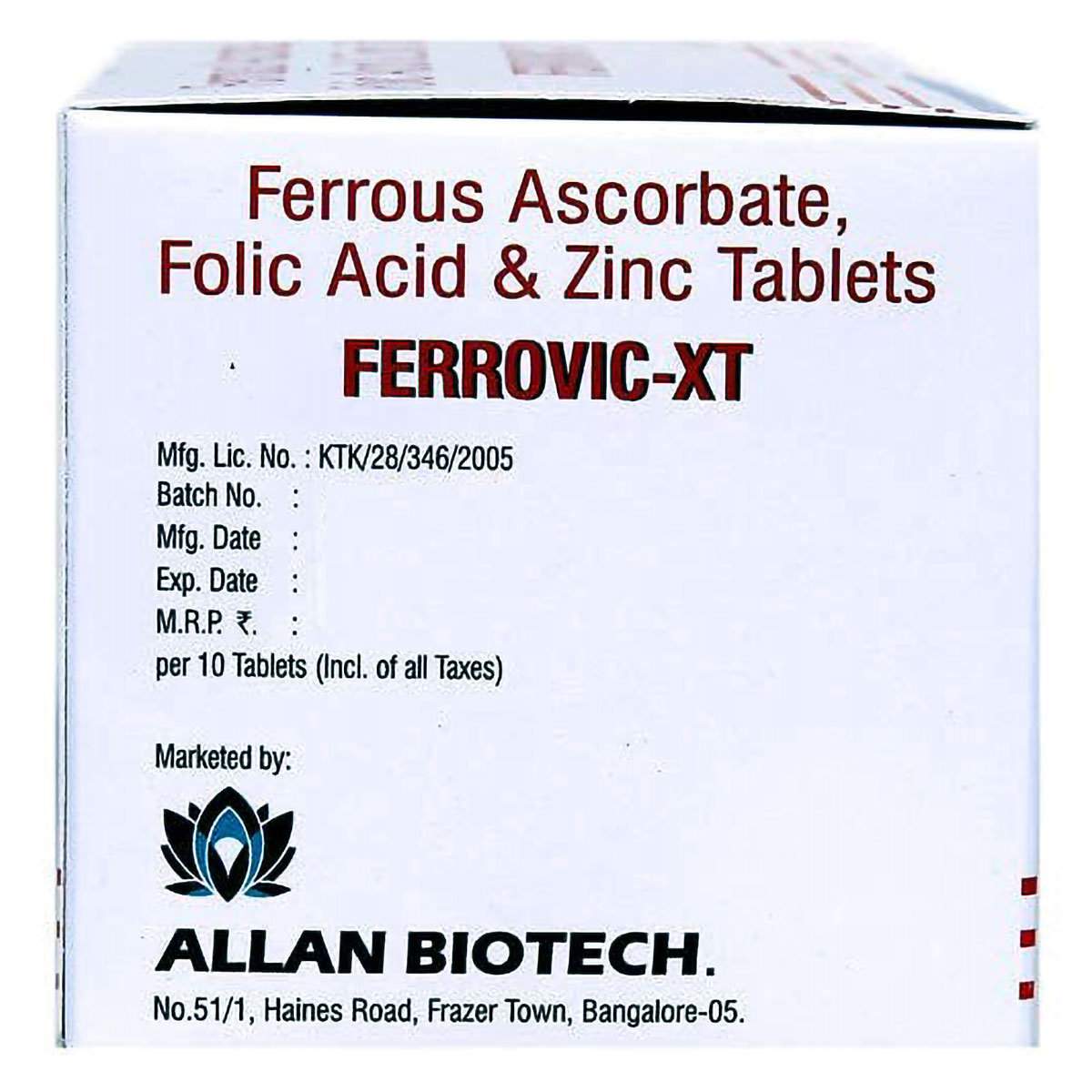 Ferrovic-XT Tablet 10's, Pack of 10 Ferrovic-XT Tablet 10's, Pack of 10