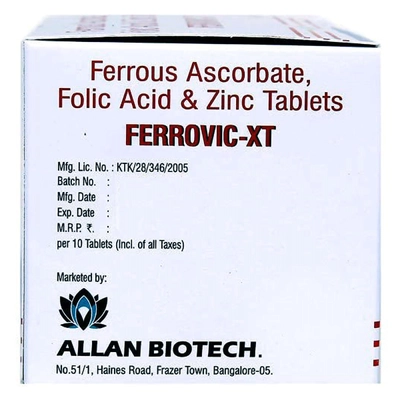 Ferrovic-XT Tablet 10's, Pack of 10 TABLETS