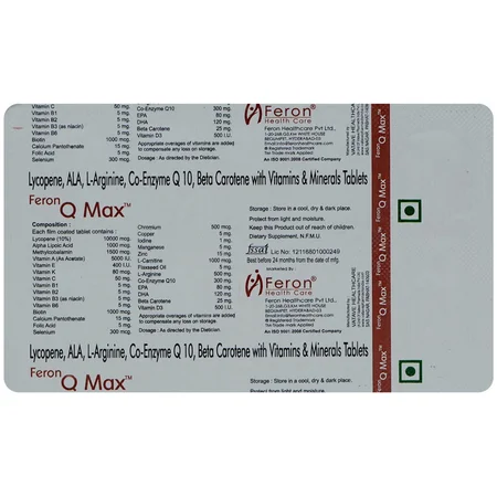 Feron Q Max Tablet 10's