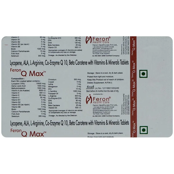 Feron Q Max Tablet 10's