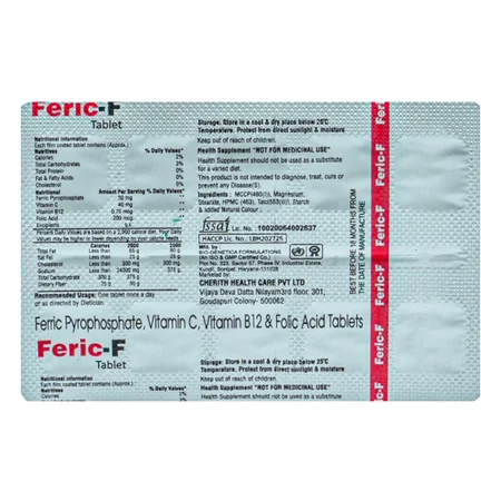 Feric-F Tablet 10's