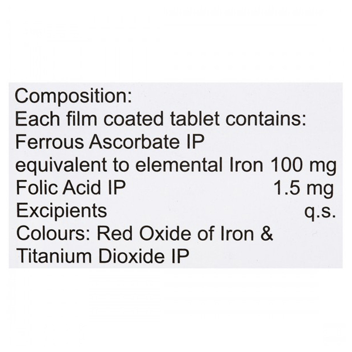 Ferium XT Tablet 15's, Pack of 15 TabletS Ferium XT Tablet 15's, Pack of 15 TabletS