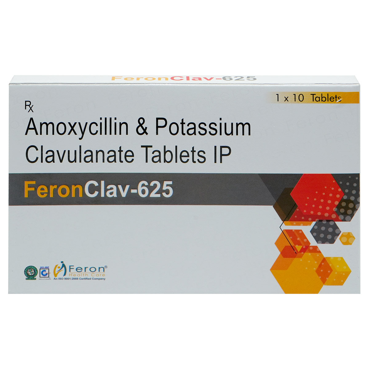 Feronclav-625 Tablet 10's, Pack of 10 TabletS Feronclav-625 Tablet 10's, Pack of 10 TabletS