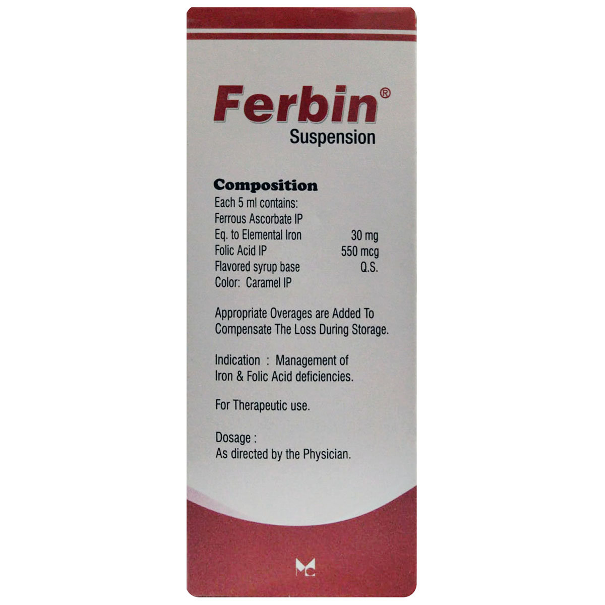 Ferbin Suspension 150 ml, Pack of 1 Suspension Ferbin Suspension 150 ml, Pack of 1 Suspension