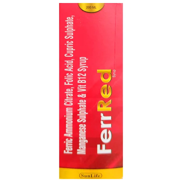 Ferr Red Syrup 200 ml, Pack of 1