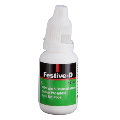 Festive-D Eye/Ear Drop 10 ml, Pack of 1 Eye/Ear Drops