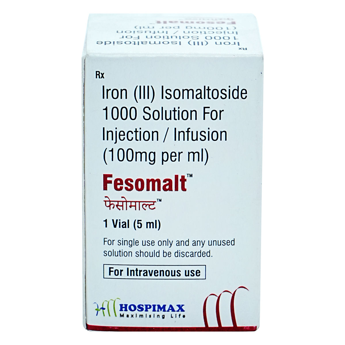 Buy Fesomalt 1000/100Mg/5Ml Inj Online