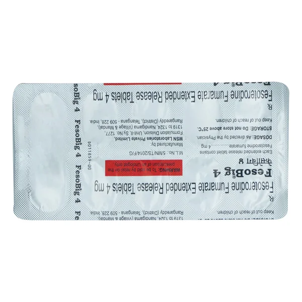 Fesobig 4 Tablet 10's