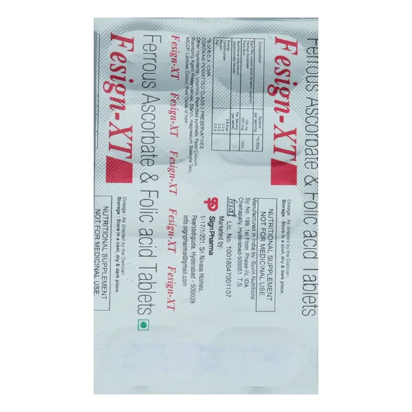 Fesign-XT Tablet 10's, Pack of 10 TabletS