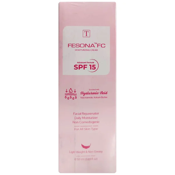 Fesona FC SPF15 Hyaluronic Acid Moisturizing Cream, 50 ml
