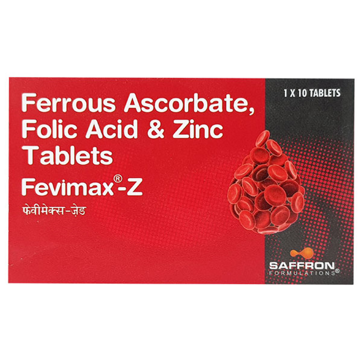 Fevimax-Z Tablet 10's, Pack of 10 TABLETS Fevimax-Z Tablet 10's, Pack of 10 TABLETS
