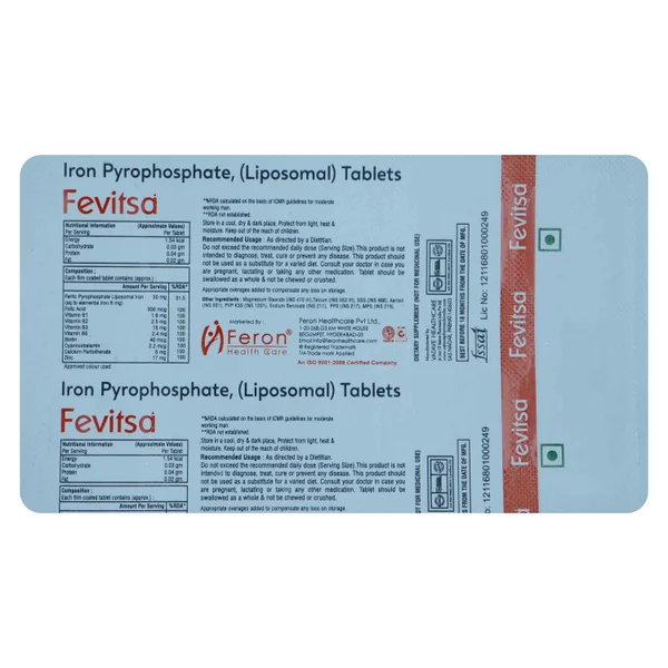 Fevitsa Tablet 10's