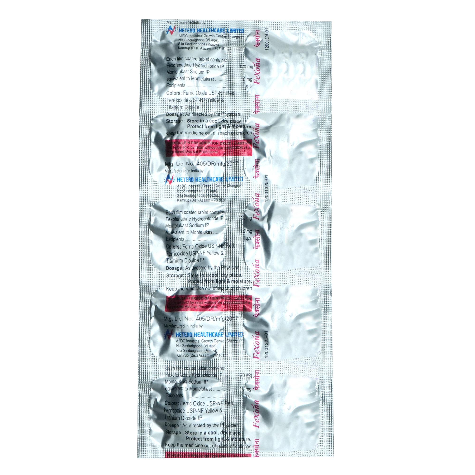 Fexona Tablet 10's, Pack of 10 TabletS Fexona Tablet 10's, Pack of 10 TabletS