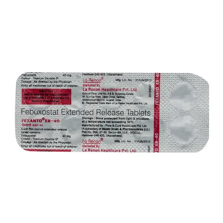 Fexanto ER-40 Tablet 10's