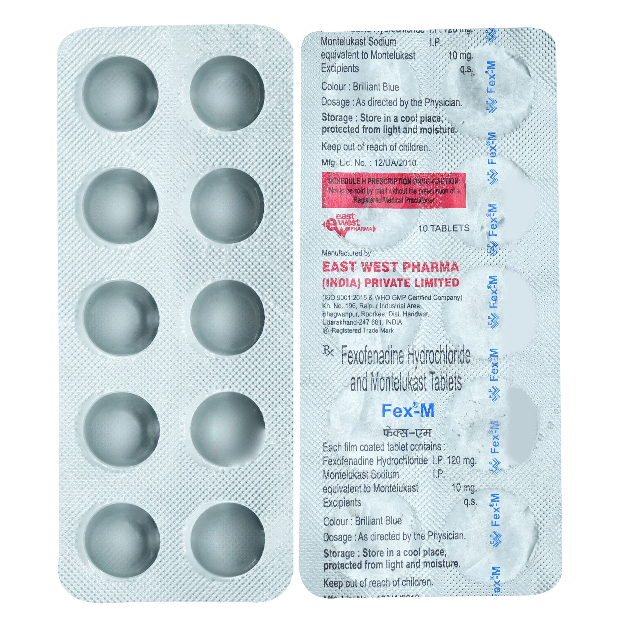 Fex-M Tablet 10's, Pack of 10 TABLETS Fex-M Tablet 10's, Pack of 10 TABLETS