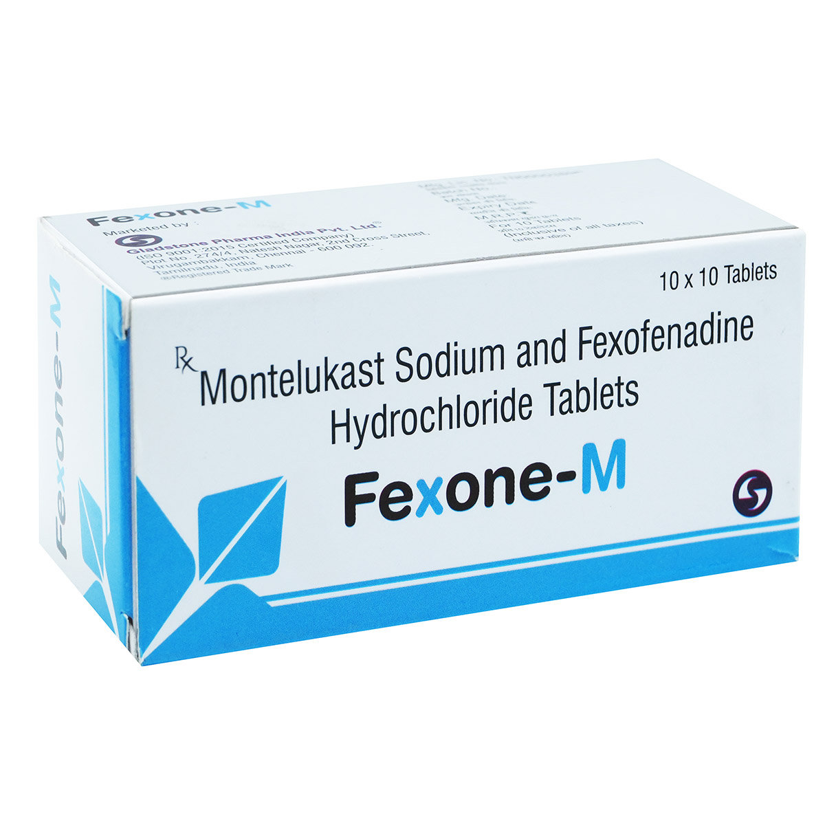 Fexone-M Tablet 10's, Pack of 10 TabletS Fexone-M Tablet 10's, Pack of 10 TabletS