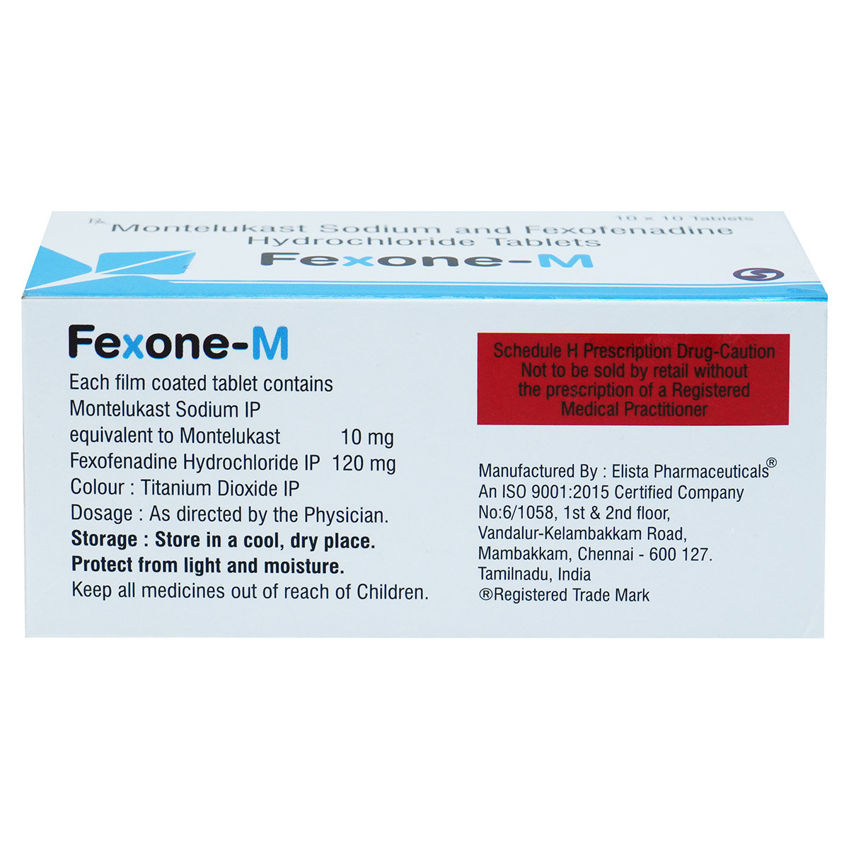 Fexone-M Tablet 10's, Pack of 10 TabletS Fexone-M Tablet 10's, Pack of 10 TabletS