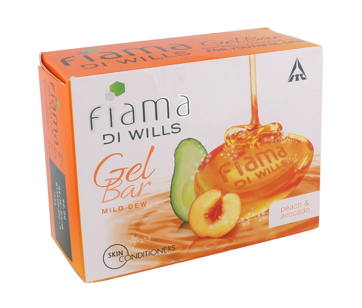 Fiama Diwills Mild Dew Gel Bar 100 gm | With Peach, Avacado & Skin Conditioners | Keep Skin Moisturised | For Youthful Skin, Pack of 1 Fiama Diwills Mild Dew Gel Bar 100 gm | With Peach, Avacado & Skin Conditioners | Keep Skin Moisturised | For Youthful Skin, Pack of 1