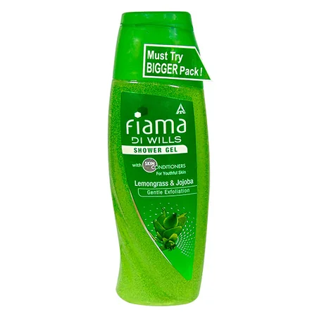 Fiama Di Wills Shower Gel 250 ml | lemongrass & Jojoba Oil | Gentle Exfoliation | For Youthful Skin